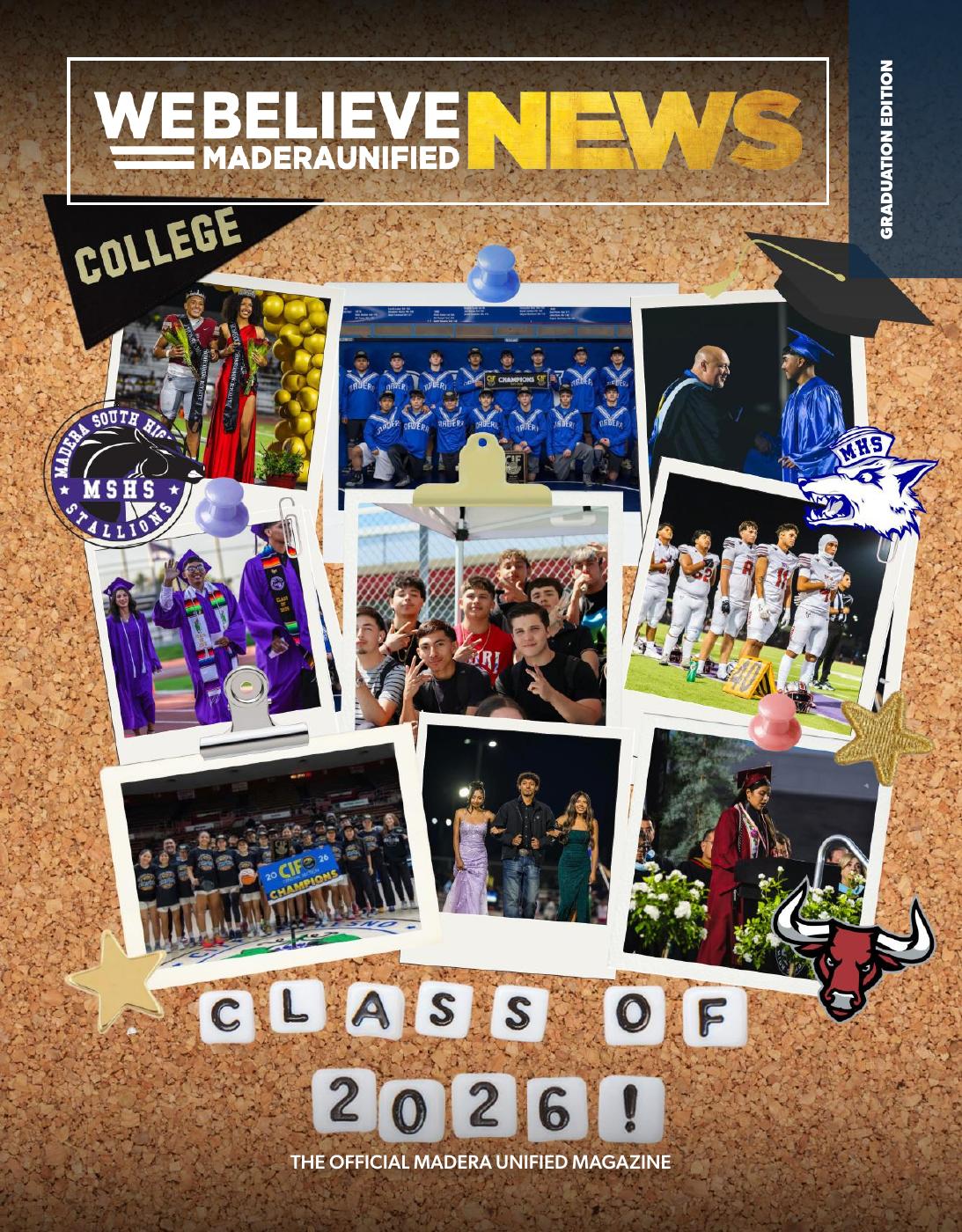 Cover of We Believe News, Spring 2026 edition